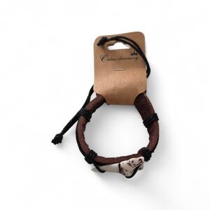 Chloe Brown and Black Men's Bracelet